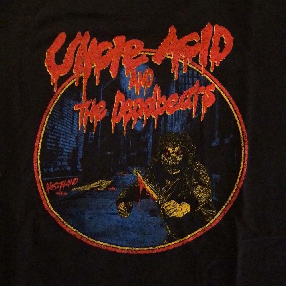 Uncle Acid and The Deadbeats T-shirt. Size L.